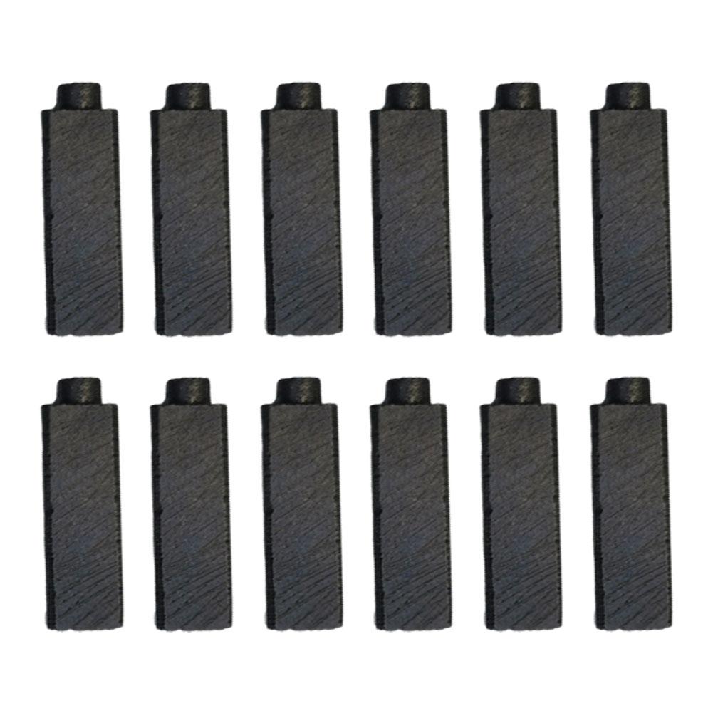 12pcs Carbon Brushes Set 4x5 5x17mm for Anchor Engine Electric Hair Dryer Replacement Parts Compatible with Various Models