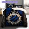 Club Brugge KV Pattern Bedding,Quilt Set Quilt Cover Pillowcase Home Birthday Gift(1 * duvet cover + 2 * pillowcase, without core)