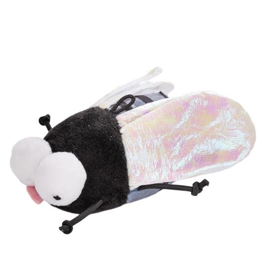 1 Set Cat Teaser Toy Vivid Exquisite Relieve Boredom Bee Shape Pet Cat Plush Squeaky Toy Pet Supplies