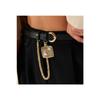 King Chain Medallion Detailed Women's Trouser Belt, Jacket Belt, Dress Belt, Shirt Belt