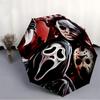 1pc Horror Icons Automatic Open/Close Umbrella Folding Umbrella, Portable Compact Travel Umbrella, Birthday/Christmas Gift for Men & Women L1110y22