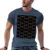 Colorful Hipster Eyeglasses Pattern Cute And Beautiful Eyeglasses Pattern Tshirt Large Size Short Sleeve Tshirt