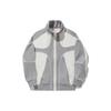 Li Ning Color Block Stehkragen Lockere Strickjacke Damenjacke Off-White Extreme-Grau AFDU268-3