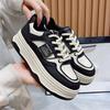 Platform soled student board shoes women's 2025 spring and autumn shoes ins versatile breathable niche retro casual sports shoes women