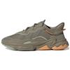 Originals Ozweego Fabric TPU Slip Resistant Durable Lightweight Low Top Sports Casual Shoes Unisex Sneakers Charcoal-Gray GY3541