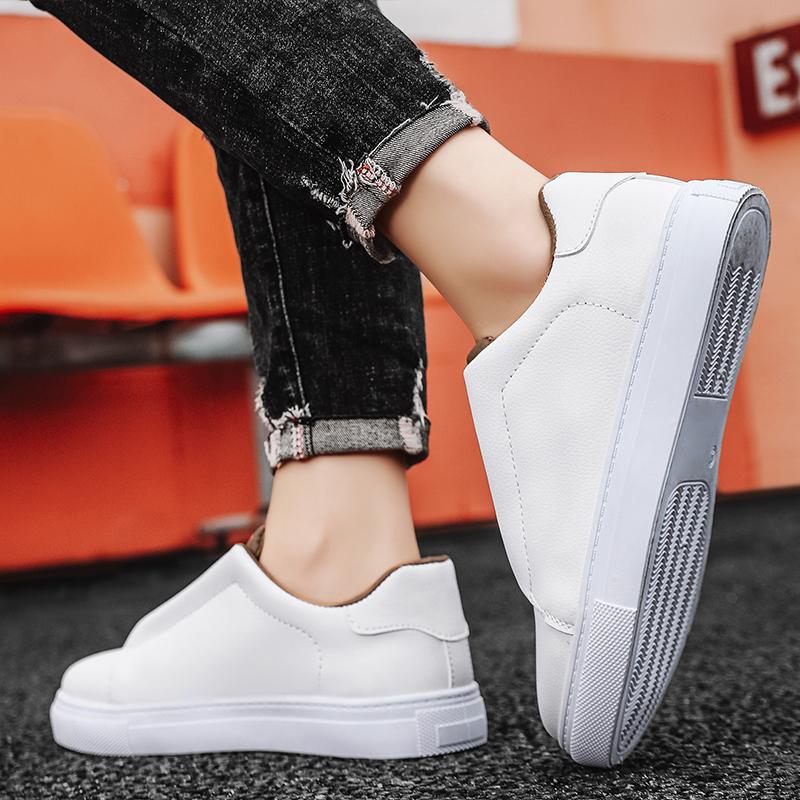 Herren Slipper Luxus Kunstleder Lässige Tennis Sneaker für Herren 2024 Bequeme Mokassins Outdoor Mode Slip-Ons Schuhe