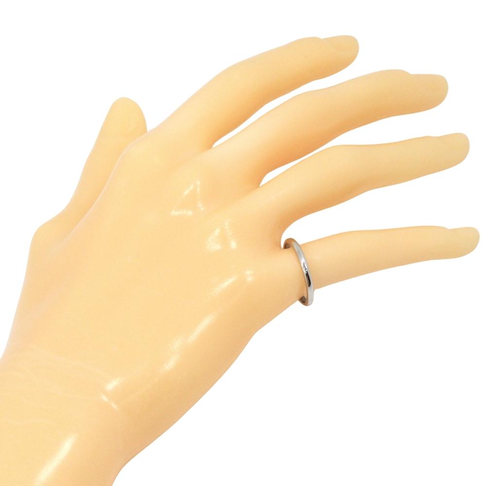 CARTIER wedding Ring CRB4078000 Pt950Platinum #7.2(US Size) 2.8g Women Used