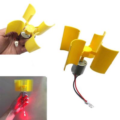 Kit Pequeno Motor Turbinas Eólicas Verticais Lâminas Breeze Gerador de Eletricidade