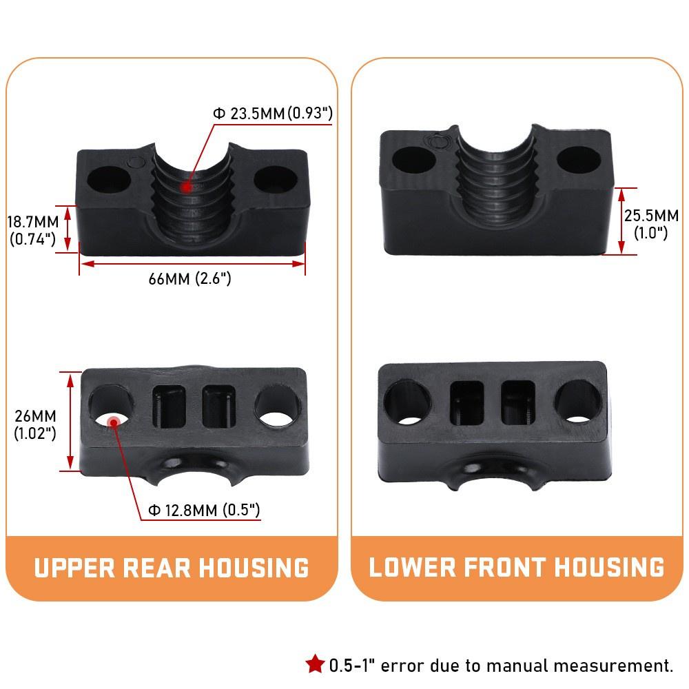 Upper & Lower Housings 0405-138 0405-139 For Arctic Cat Atv
