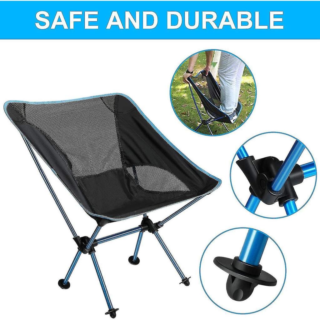 Ultraleichter Campingstuhl Anglerstuhl Klappstuhl Kompakter Tragbar Stuhl Mit Tr