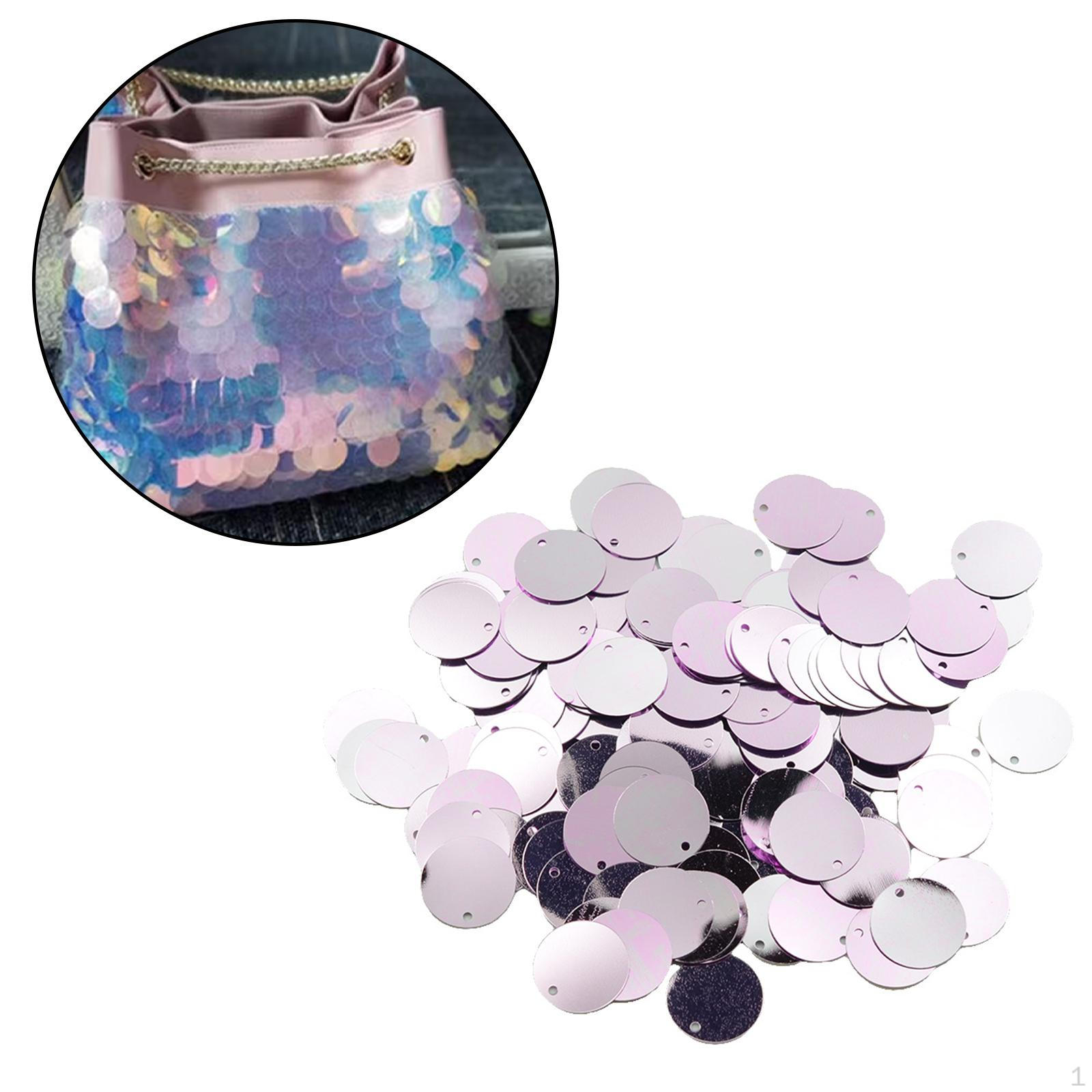 

130 шт. круглых россыпей пайеток, декора, сделай сам, плоские пайетки с отверстием для невесты серебряный