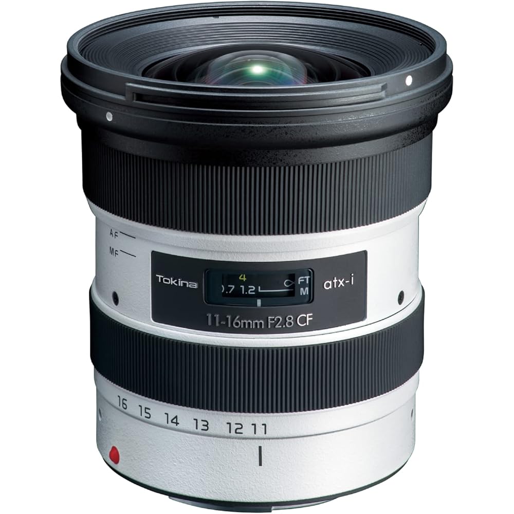 

Ширококутний зум-об єктив Tokina ATX-i 11-16mm WE F2.8 CF CEF White Edition для Canon EF, формат APS-C, 641293