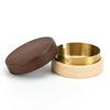 Simple Wood Wooden Ashtray Stainless Steel Liner With Lid Windproof Ashtray Ashtray With Lid Desk Accessories