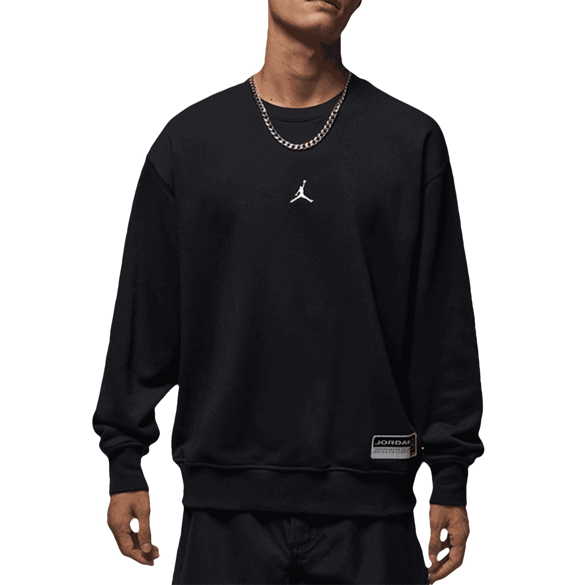 Jordan Sweatshirts Men`s Black Crew Neck