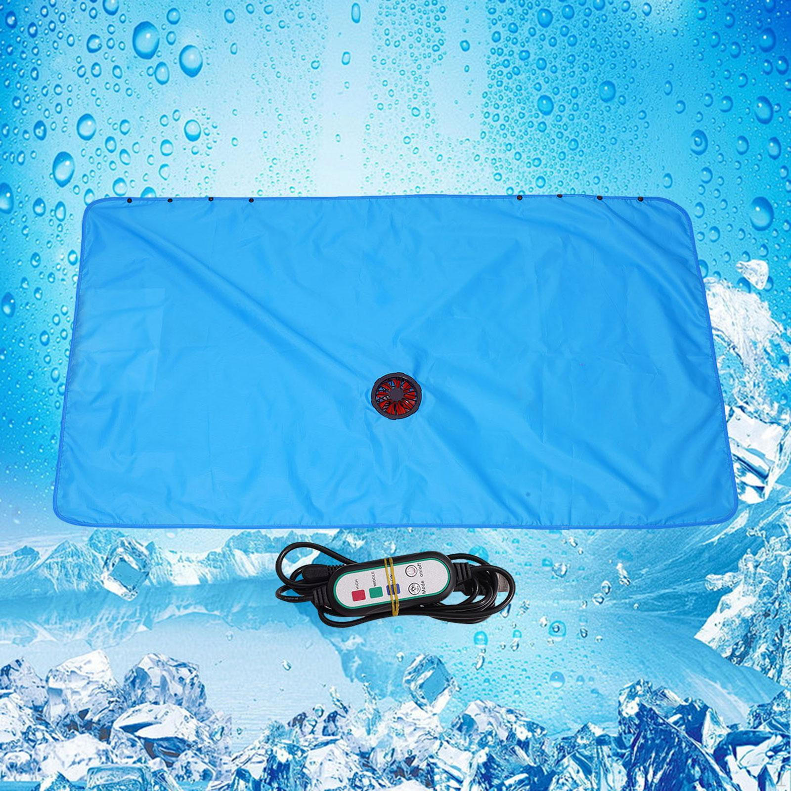 

Усовершенствованное охлаждающее одеяло с регулировкой для дома и путешествий синий