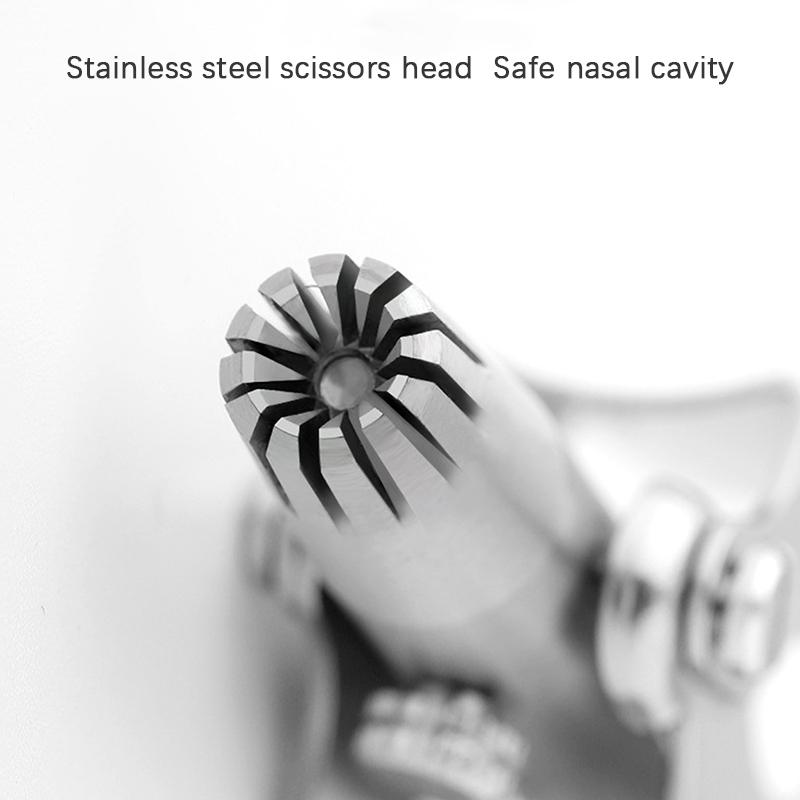 Stainless Steel Manual Nose Hair Trimmer Scissors Professional Nose Hair Clipper