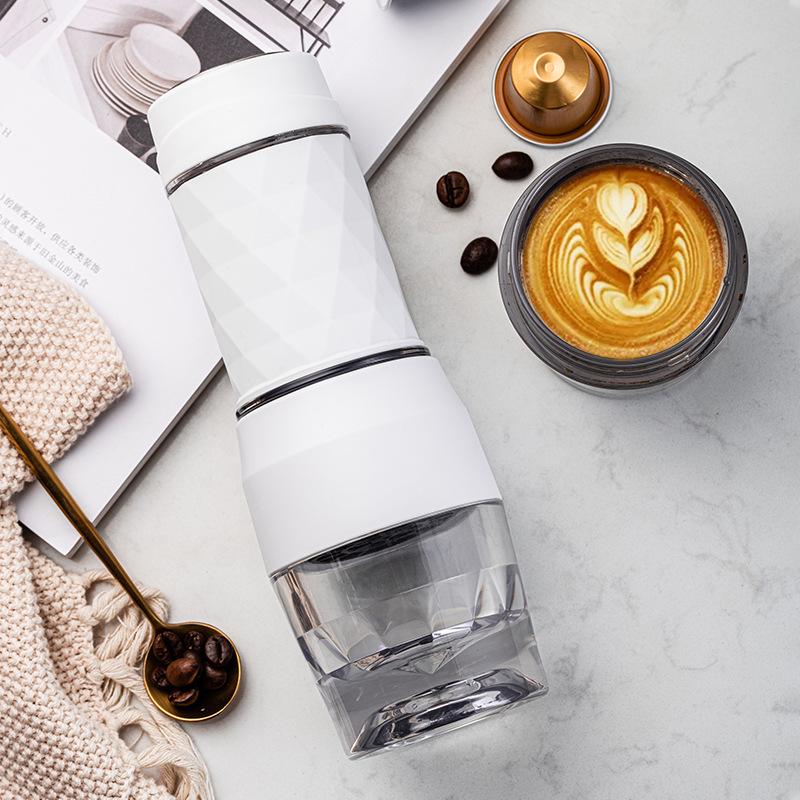 Portable 3-in-1 Hand-Press Coffee & Espresso Maker for Travel