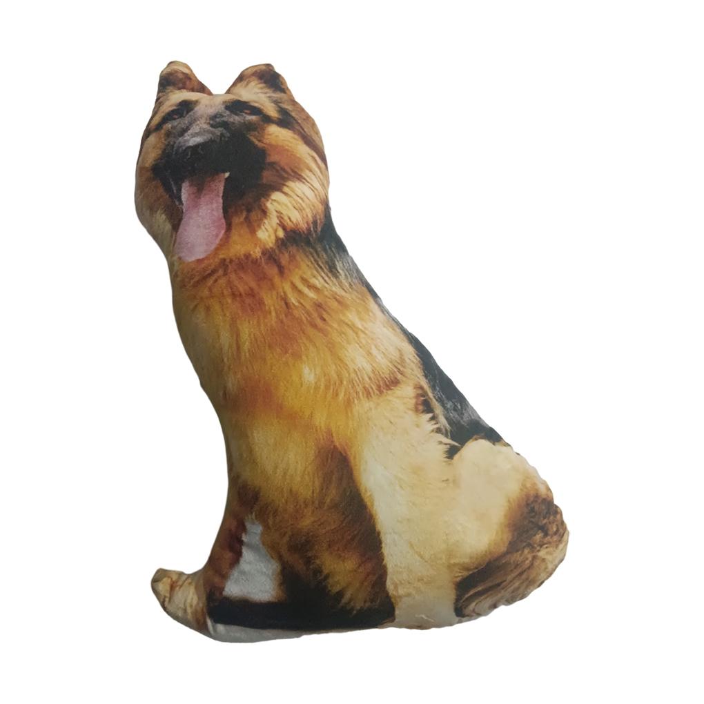 

Gift For Dog Lovers All Ages Suitable For All Ages Polyester 3D Puppy Shape Throw Pillow Dog Printed Throw Pillow, hound