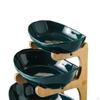 3 Tier Serving Tray Set Server Tiered Stand Display Dishes for Appetizer