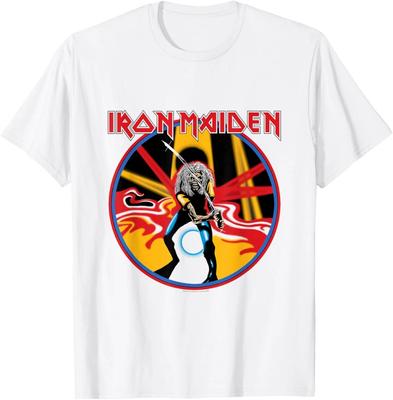 Iron Maiden - Maglietta bianca evento Giappone top