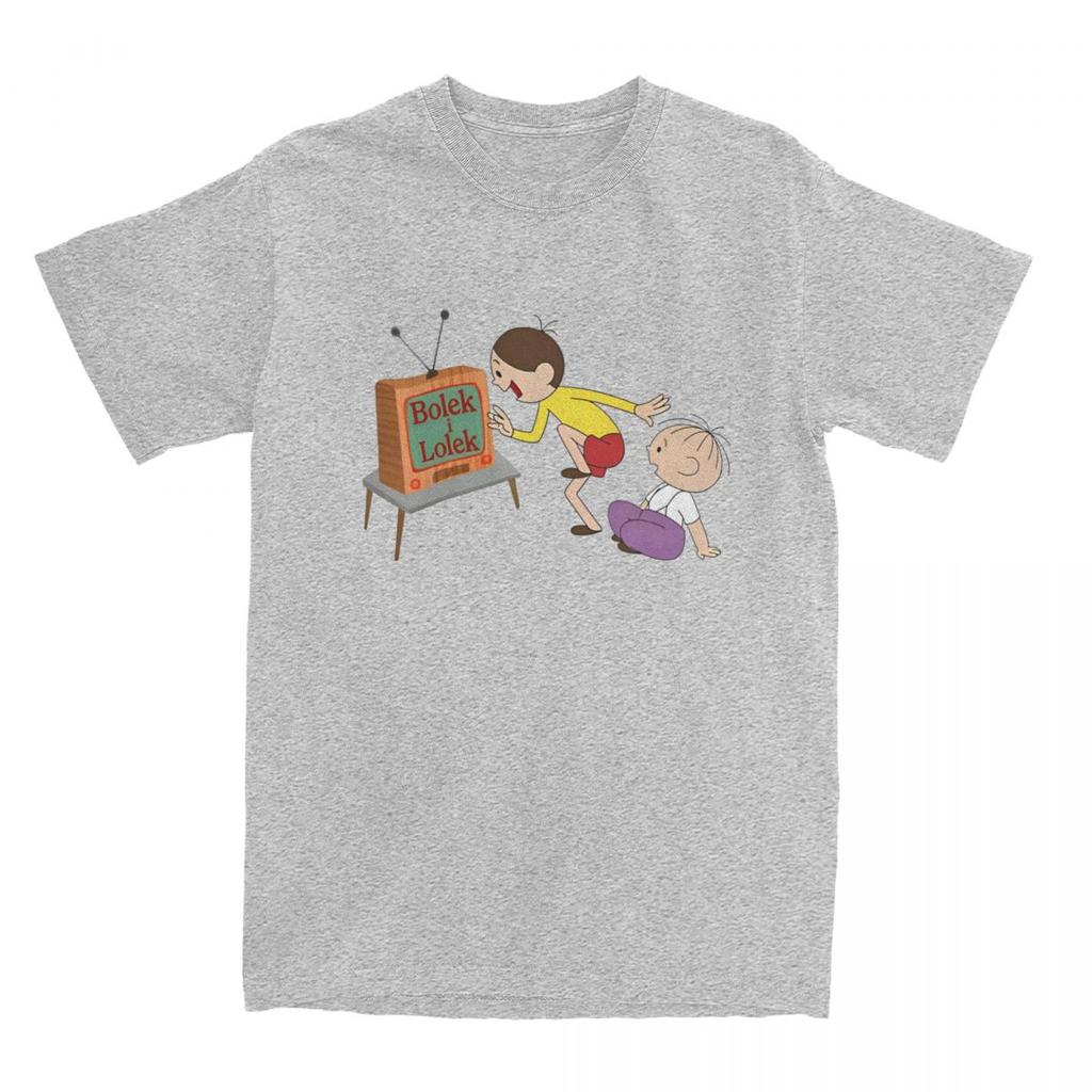 Men Women Bolek I Lolek TV Show Cartoon Graphic Printed Tee Shirt Stuff Casual Cotton T Shirt Tops Gift Idea