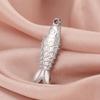 3 pcs Fish Stainless Steel Charms for Necklace Bracelet Marine Fish Pendants for DIY Jewelry Making Accessories Wholesale Gifts