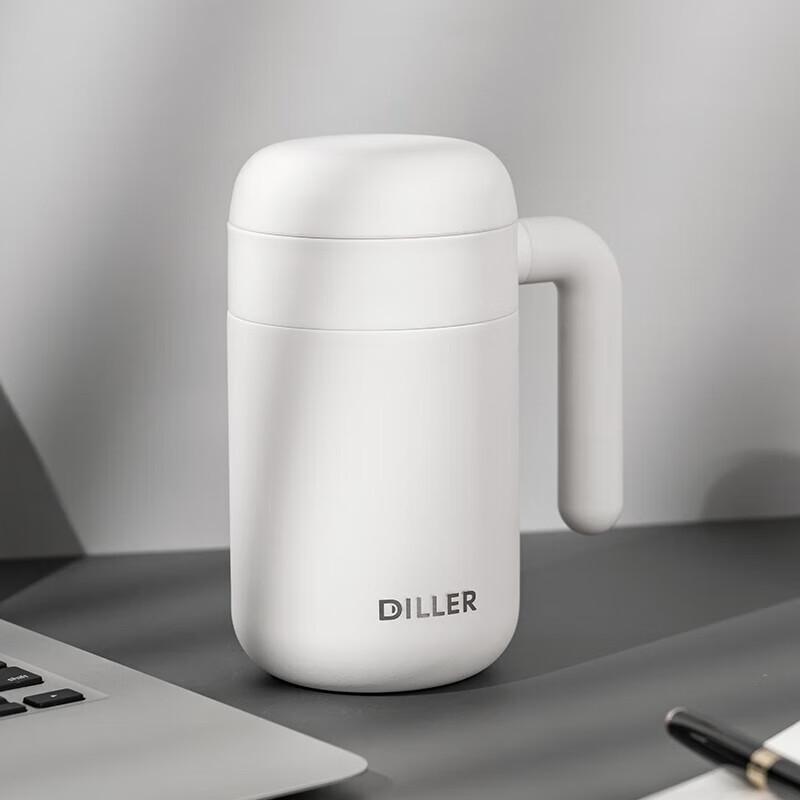 Diller 304 Stainless Steel Thermos Tea Cup with Handle