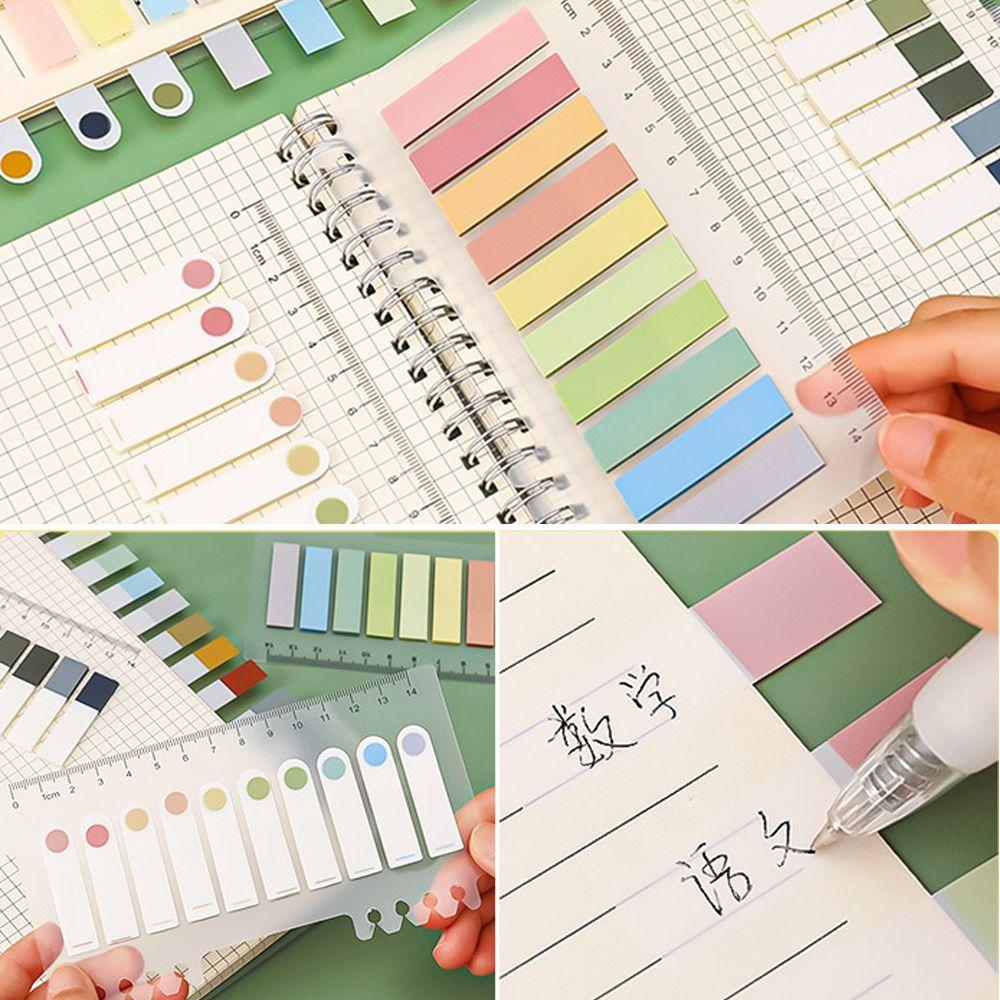 Supplies Markers Paper Bookmarks Notepad Colorful Sticky Notes Memo Pad Label Note Flags Tabs