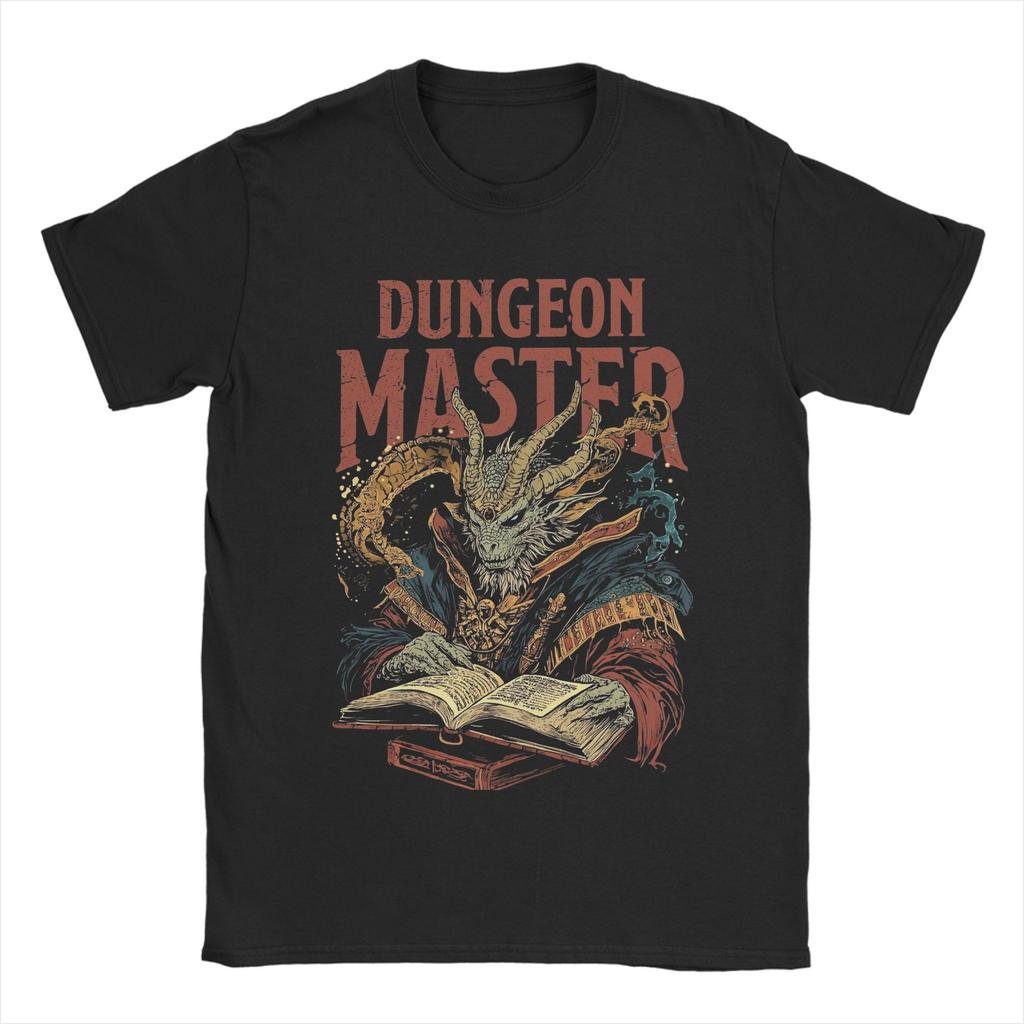 2026 Summer Men women Dungeon Dragon DnD Master T-shirt Cotton Clothes Retro Round Neck T-shirtT-shirt Street Wear Y2K - Men'...