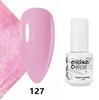 GELPOLISH Nail Art Set: Base, Top Coat, Transparent & White Gel Polishes