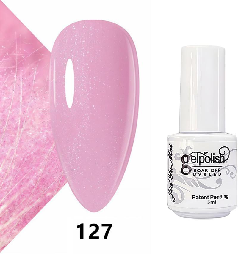GELPOLISH Nail Art Set: Base, Top Coat, Transparent & White Gel Polishes