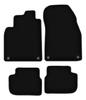 BASIC Black Velour Floor Mats For: Saab 9-3 II Convertible (2002-2014)