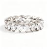 Huitan Silver Color Women Ring Inlaid Shining Geometric Cubic Zirconia Versatile Daily Simple Stackable Party Finger JewelryGood product