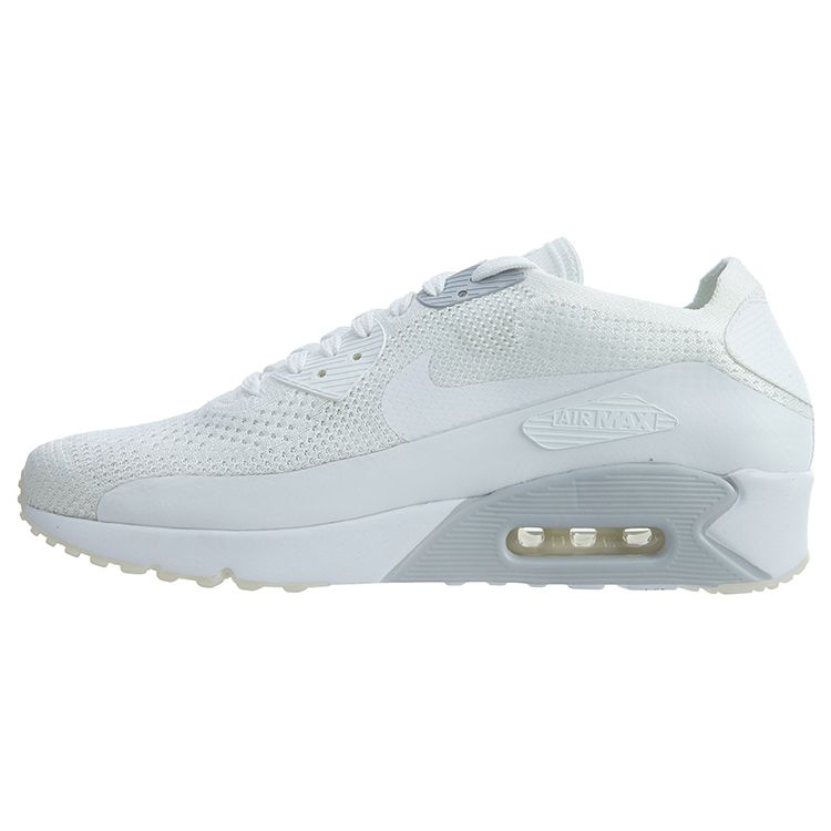 

Мужские кроссовки Nike Air Max 90 Ultra 2.0 Flyknit Triple White White-Pure-Platinum 875943-101
