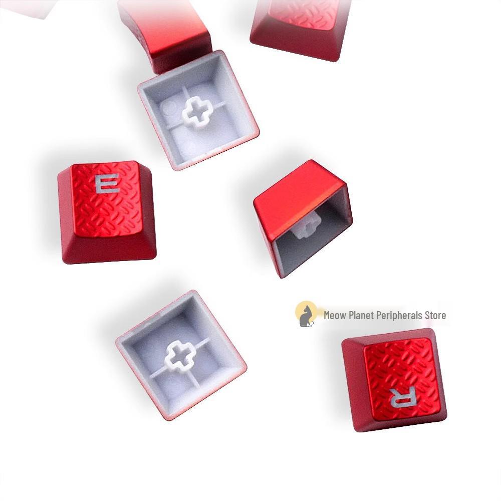 10L13-Key Punisher Translucent Anti-Slip Keycap Set, Pirate Ship Pattern, ABS Material
