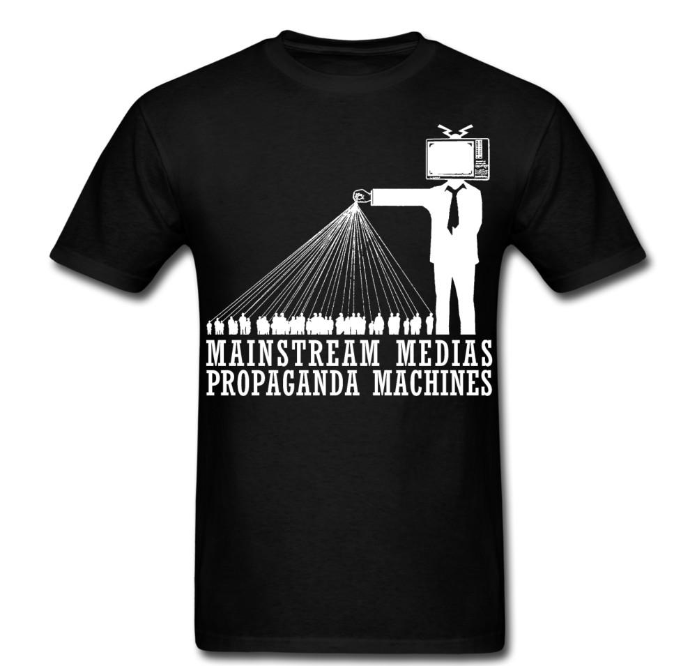 Mainstream Medias Propaganda Machines T shirt tee Unisex