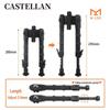 V9MLOK Tactical Retractable Adjustable Alloy Bipod for Toy Gun Decoration