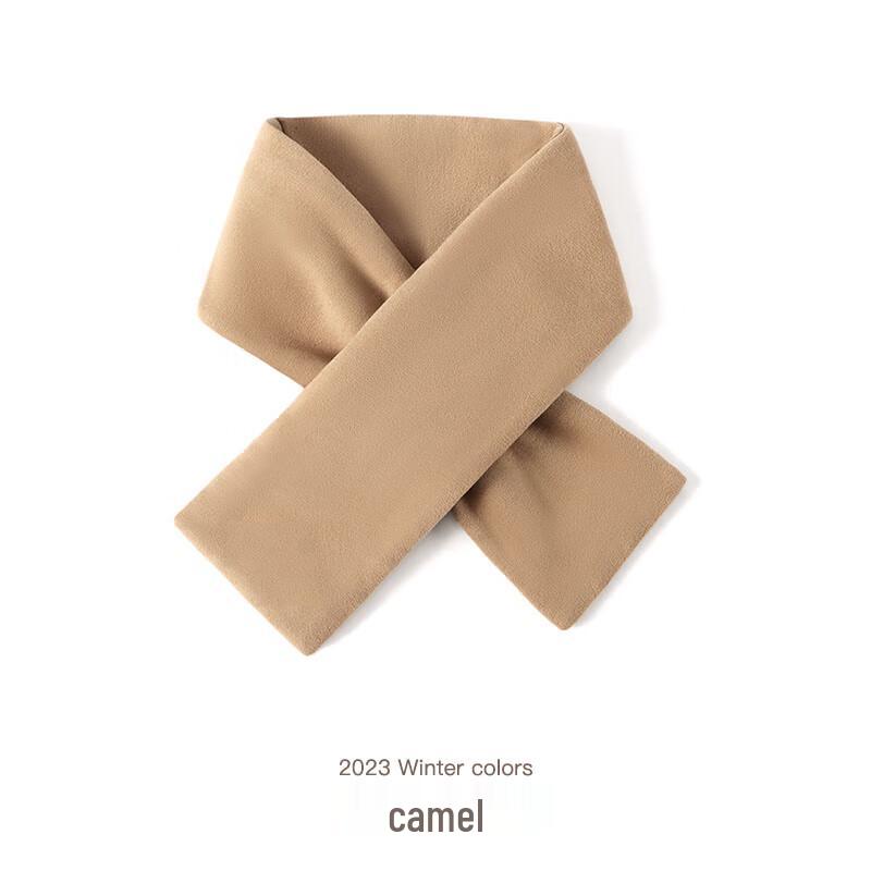 

Men s Self-Heating Velvet Scarf with Embroidered Logo