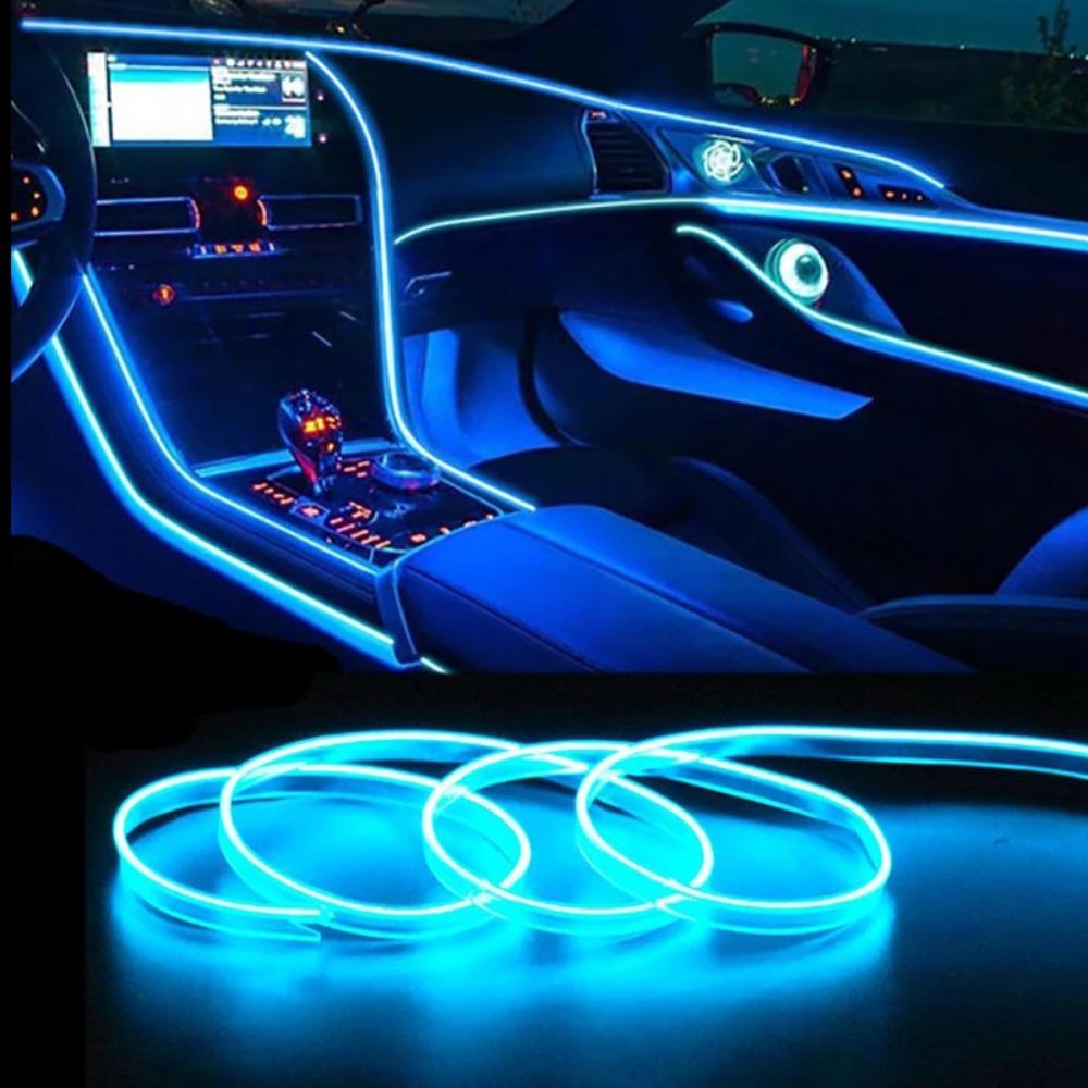 

Neon Strip Automobile Atmosphere Lamp USB Drive Car Neon Lamp Car Styling Decoration