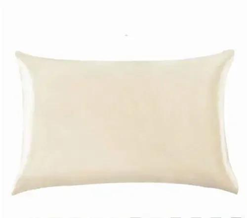 1pc Pillowcase Simulation Silk Silk Satin Zipper Pillowcase Hairdressing Pillowcase Comfortable Home Decoration Cushion