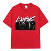Korean Kpop Hip-hop Group Lngshot T-shirt Men's and Women's Fashion Casual Short-sleeved T-shirt Streetwear