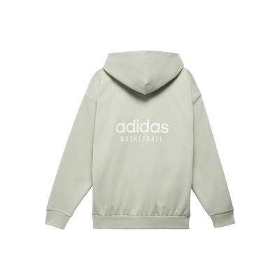 adidas Basketball Hoodie Halo Green Unisex Tops IA3437