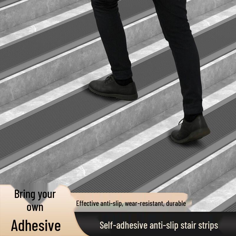 Miloqi Self-Adhesive PVC Anti-Slip Stair Strips