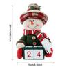 Christmas Advent Calendar Snowman Decoration Countdown Calendar Christmas Advent Calendar Santa Countdown To Christmas Classic