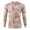 2025 Men's European and American Digital Retro 3D Printing Casual Long-sleeved Crew Neck T-shirt Sports Jumper Sweater