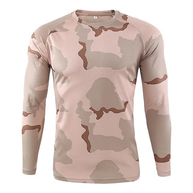 2025 Men's European and American Digital Retro 3D Printing Casual Long-sleeved Crew Neck T-shirt Sports Jumper Sweater