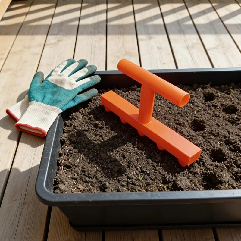 1PC Gardening Punch Seeder Household Vegetable and Flower Seedling Punch - Balcony Vegetable Garden Seedling Sowing Artifact
