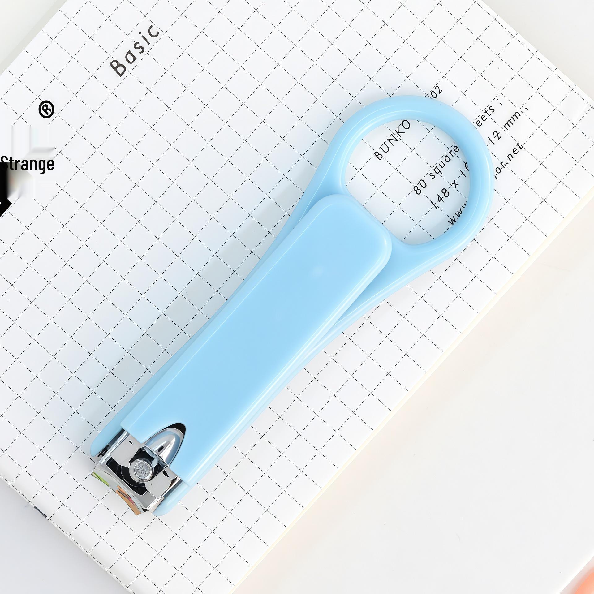 

Macaron Color Cute Cartoon Anti-Splash Portable Nail Clippers for Kids and Women’s Manicure Regular