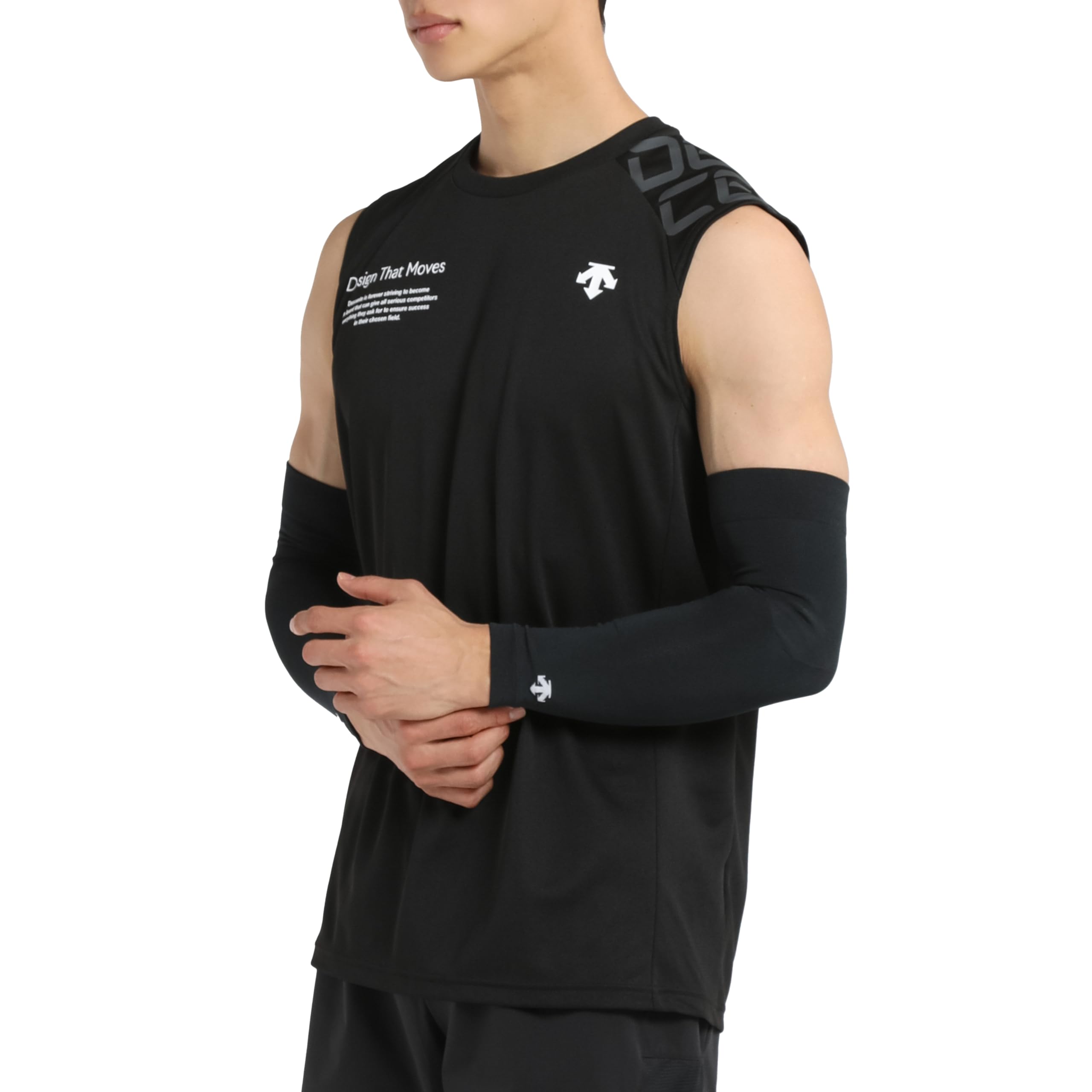 

Рубашка без рукавов от Yuki Volleyball Без рукавов Впитывает пот Быстросохнущая Дышащая Легко двигаться Клубная деятельность BK00 [DESCENTE] [Изношено Ishikawa]