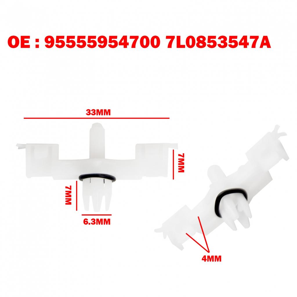 White Retaining Clip 10 PCS/set 95555954700 For Cayenne